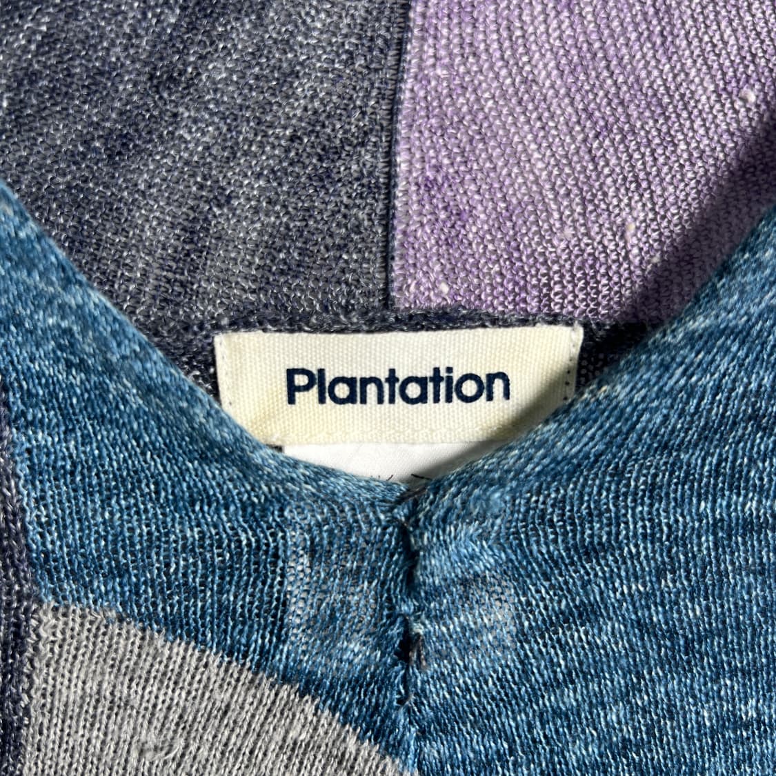 이세이미야케 플랜테이션 패치워크 기하학 니트 베스트 M 상품이미지3