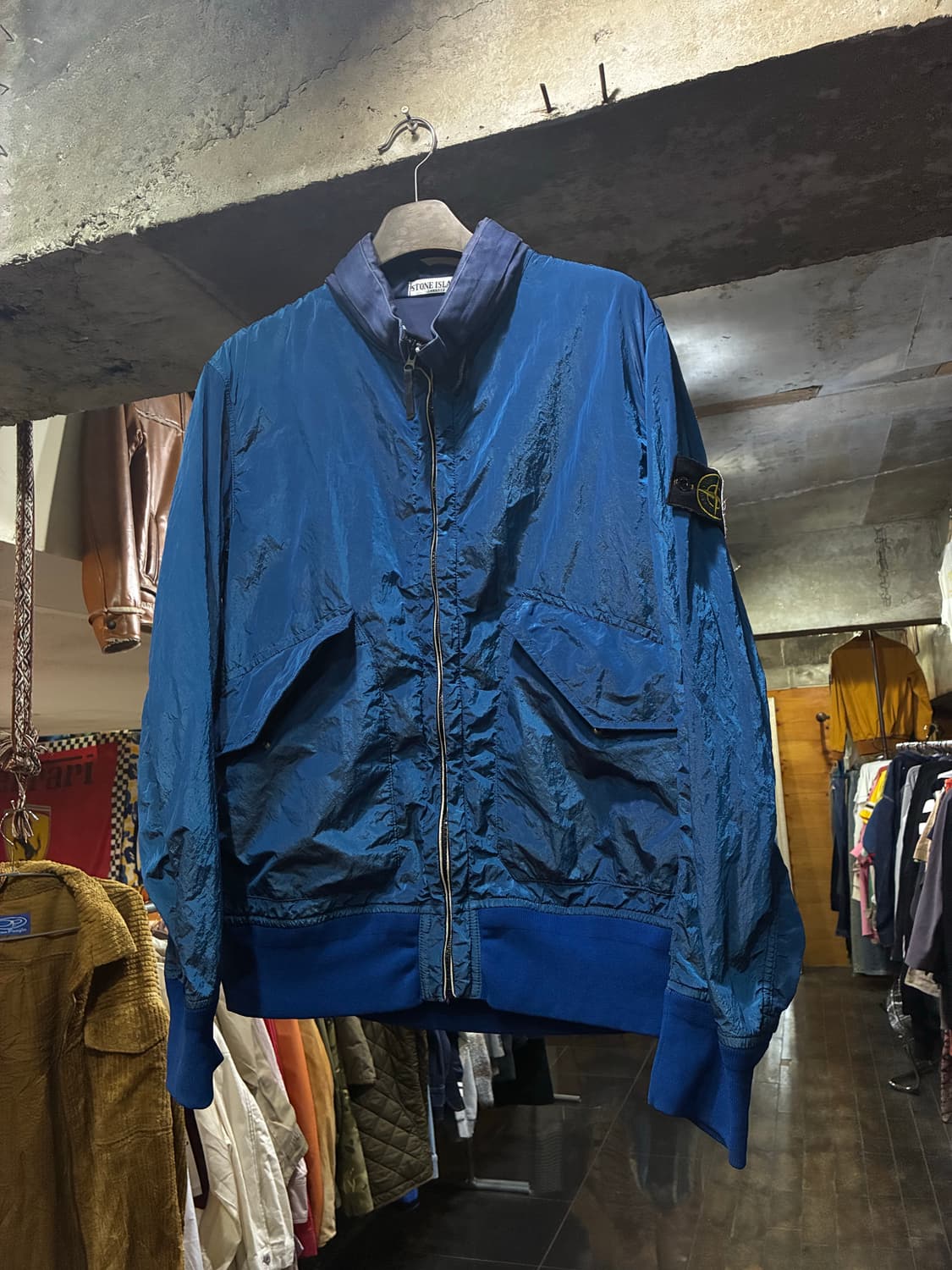 00s Stone Island 스톤 아일랜드 나일론 집업 자켓 상품이미지1