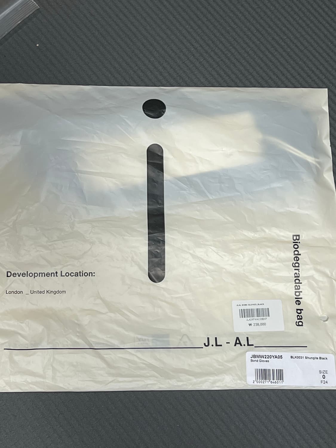 [OS] JLAL BOND GLOVES 본드 글러브 블랙 상품이미지2