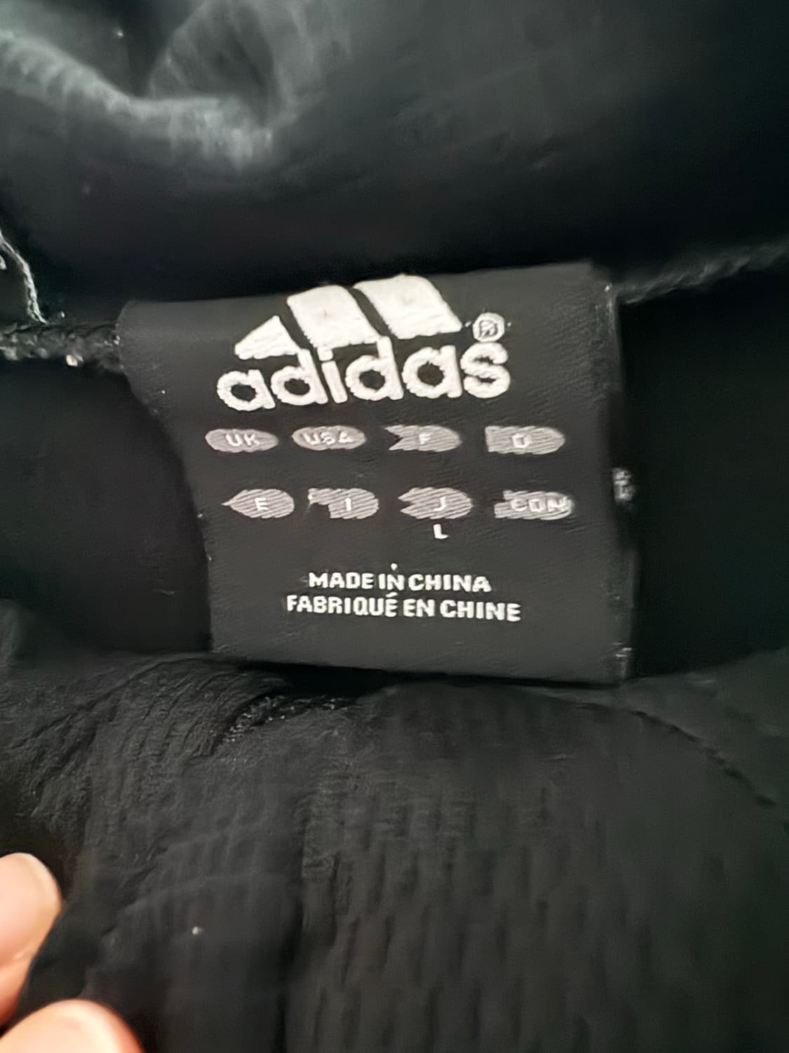 아디다스 포모션 검은색 트랙 자켓 져지 트랙탑 L 100 상품이미지7