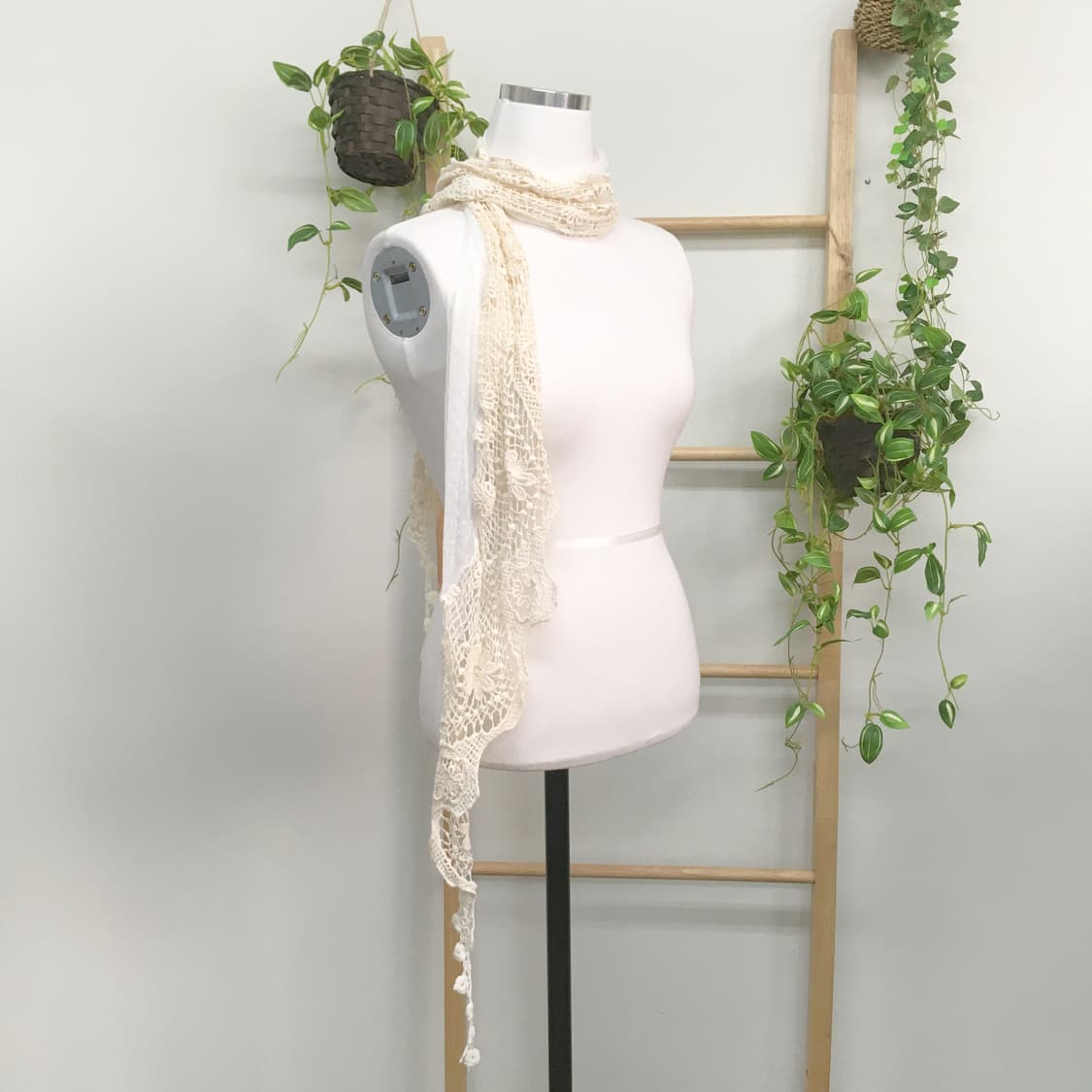 JPN/ 모리걸스카프 모리룩스카프 레이스스카프 크로셰스카프 오리엔탈 상품이미지5