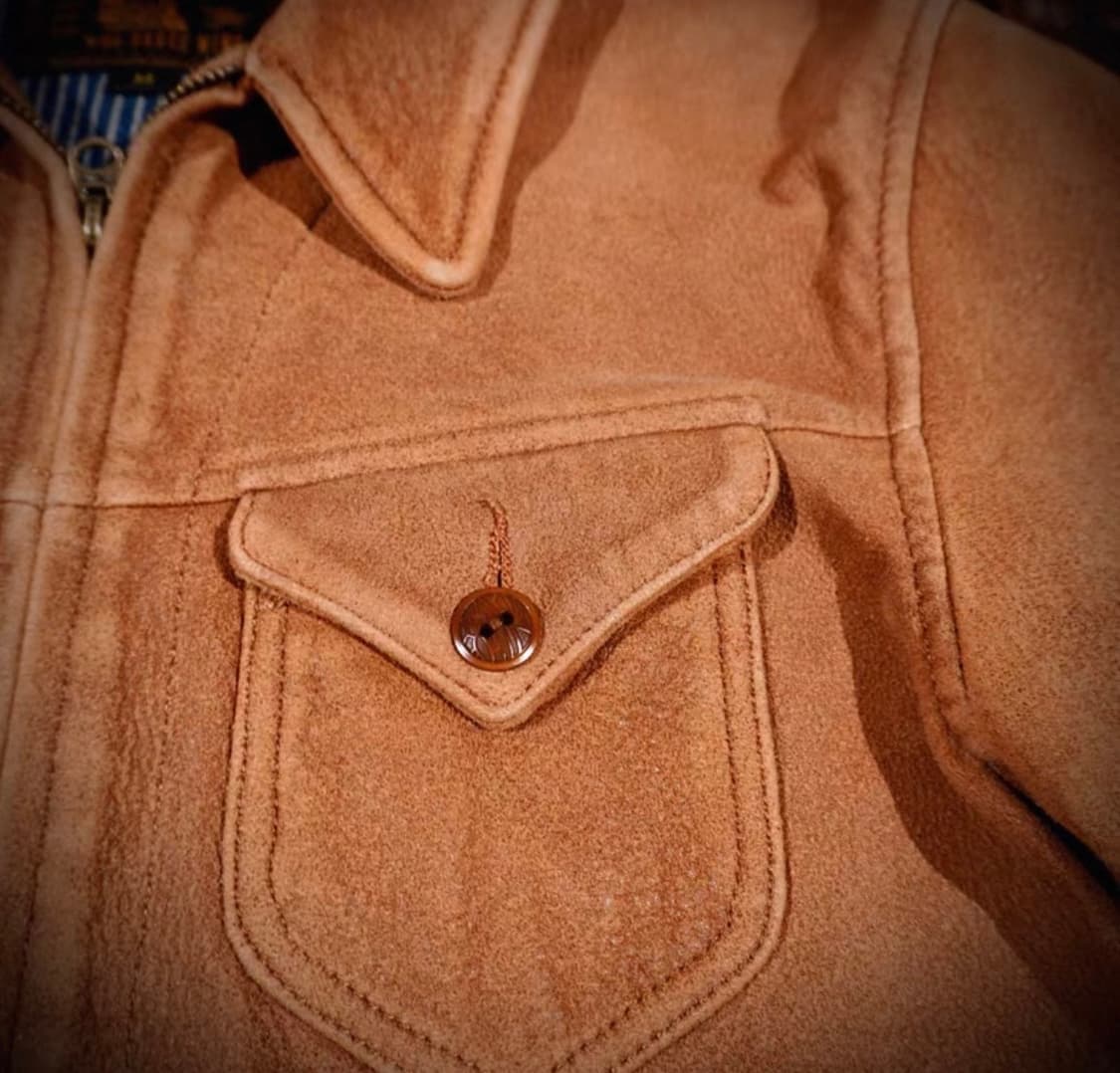 [3xl, 새상품] Veluokldly 웨스턴 스웨이드 자켓 상품이미지3