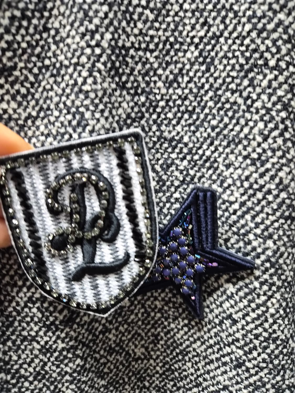 듀엘 트위드 집업코트 상품이미지2