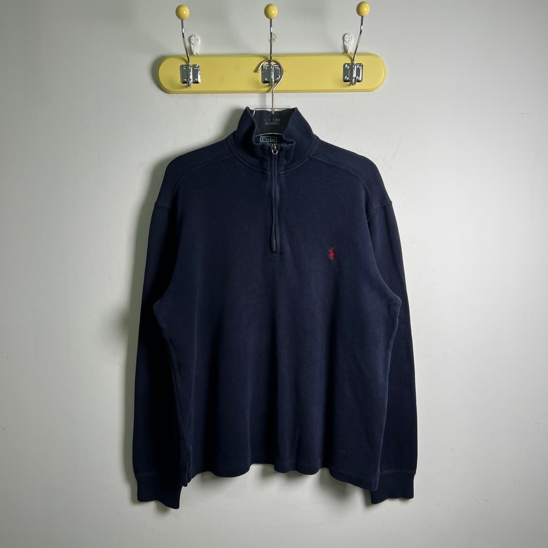 폴로 랄프로렌 네이비 하프집업 맨투맨 S 상품이미지1