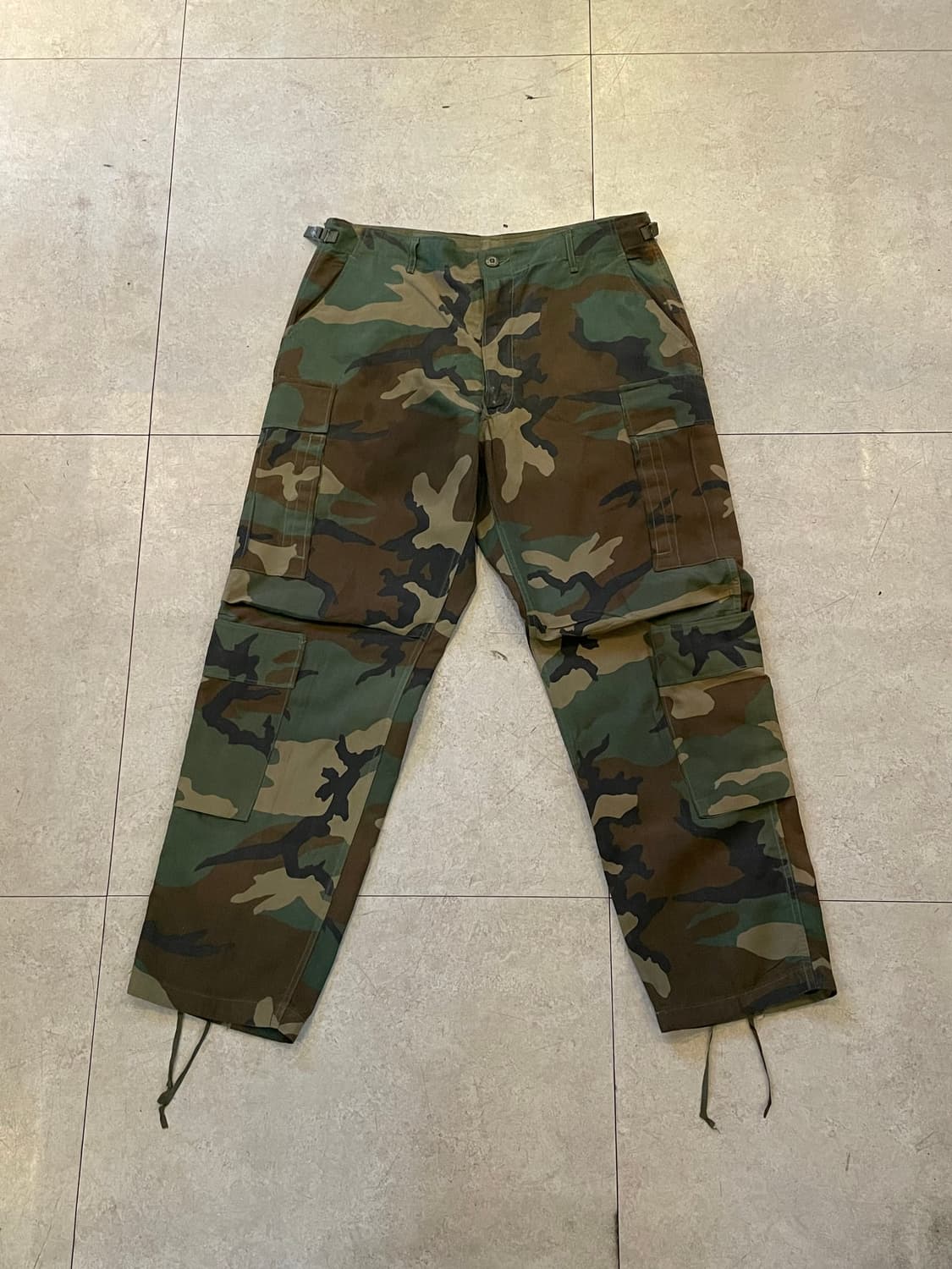 us army 오리지널 에어크루 카모 카고 팬츠 L/S 상품이미지7