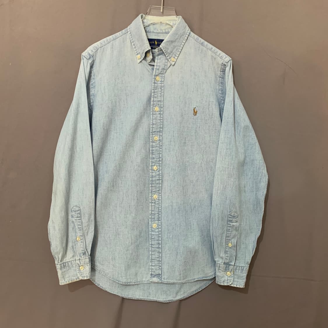 S 폴로랄프로렌 클래식핏 샴브레이 멀티 포니 셔츠 남방 상품이미지1