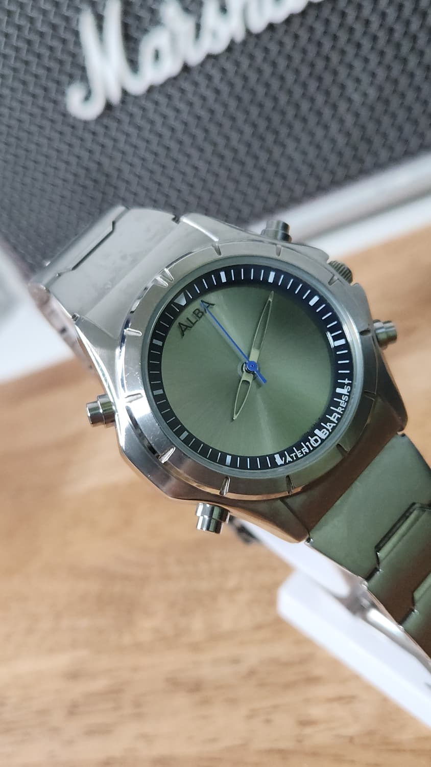 #세이코 알바 빈티지 레어 아나디지 월드 타임 티타늄 손목시계 급처 상품이미지2