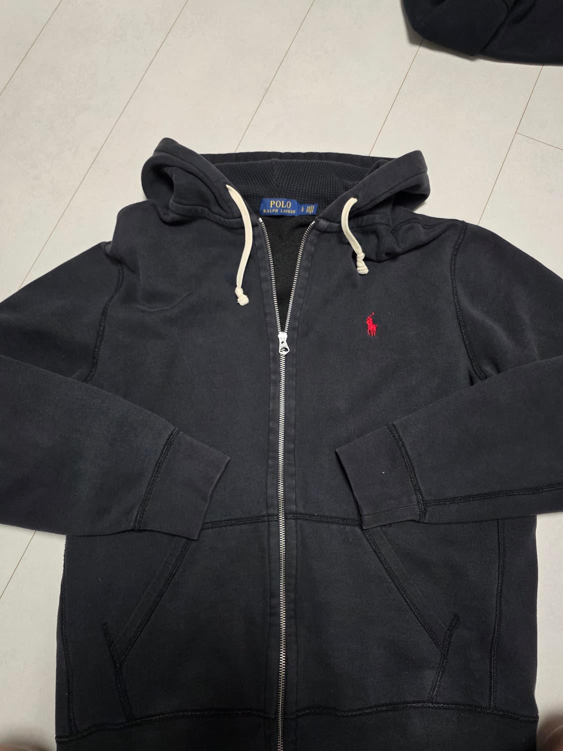 폴로 랄프로렌 블랙 후드집업 L 상품이미지1