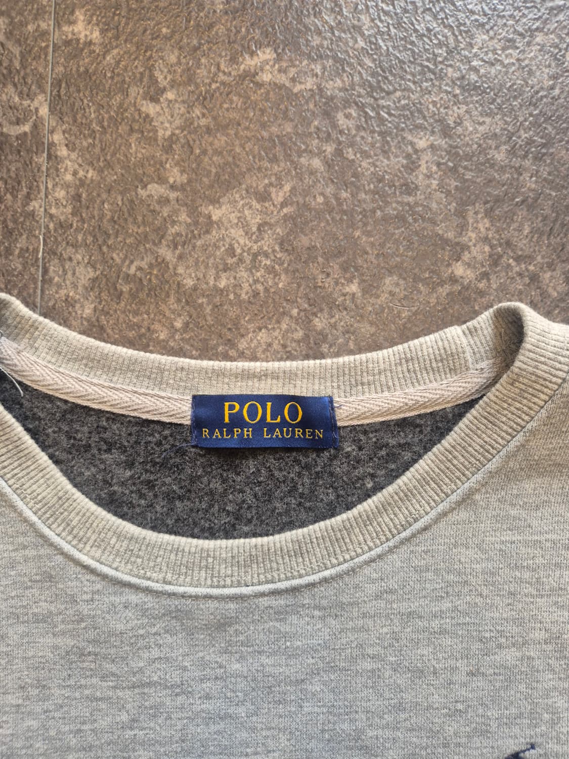 폴로 랄프로렌 기모 맨투맨 그레이 - M 상품이미지2