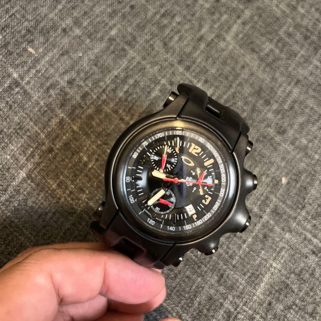 오클리 홀샷 블랙 스텔스 리미티드 에디션 시계 상품이미지2