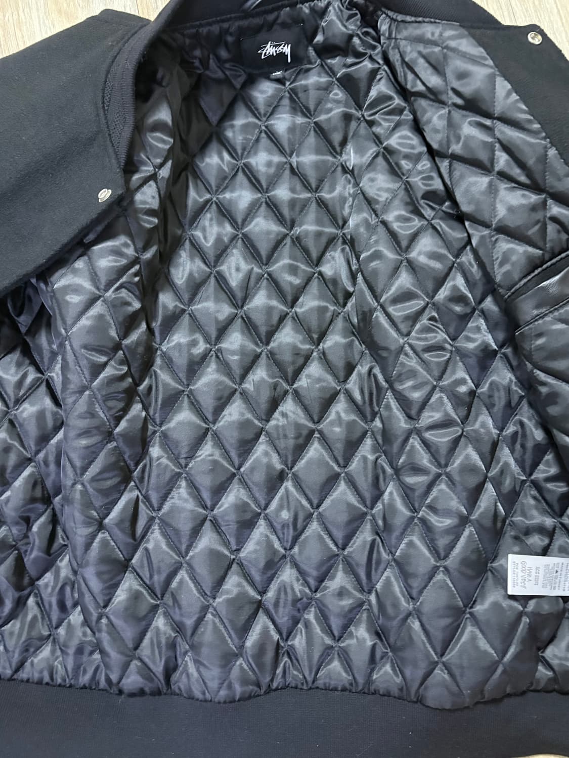 스투시스포츠 멜튼 바시티 자켓 L 상품이미지3