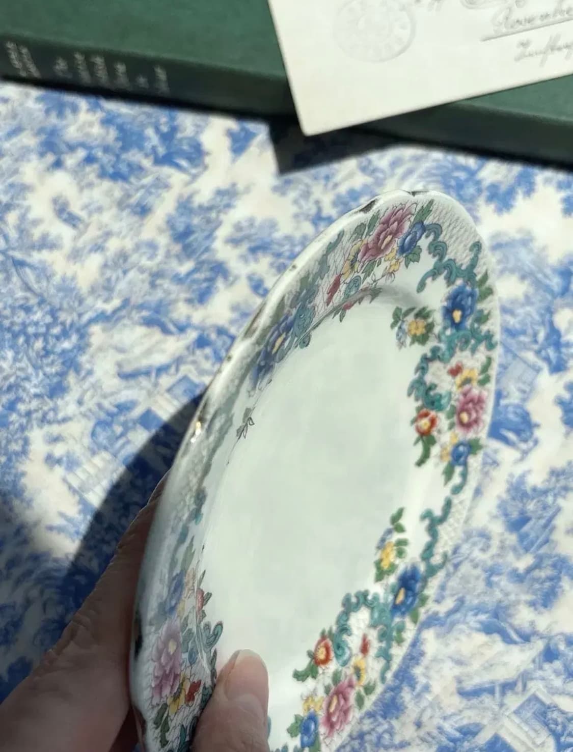 영국 빈티지 로얄콜던 빅토리아 브레드접시 상품이미지4