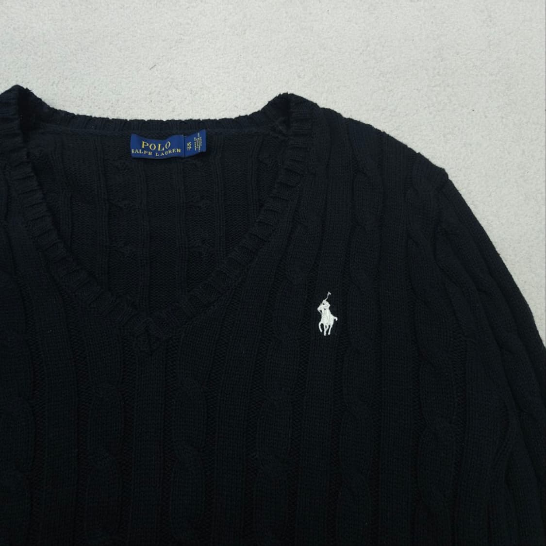 폴로 랄프 로렌 신형 여성 케이블 니트 XS 상품이미지4