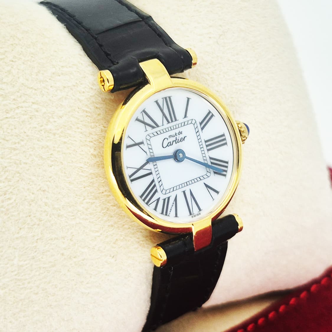 까르띠에 방돔 24mm 화이트 로만 다이얼 상품이미지3