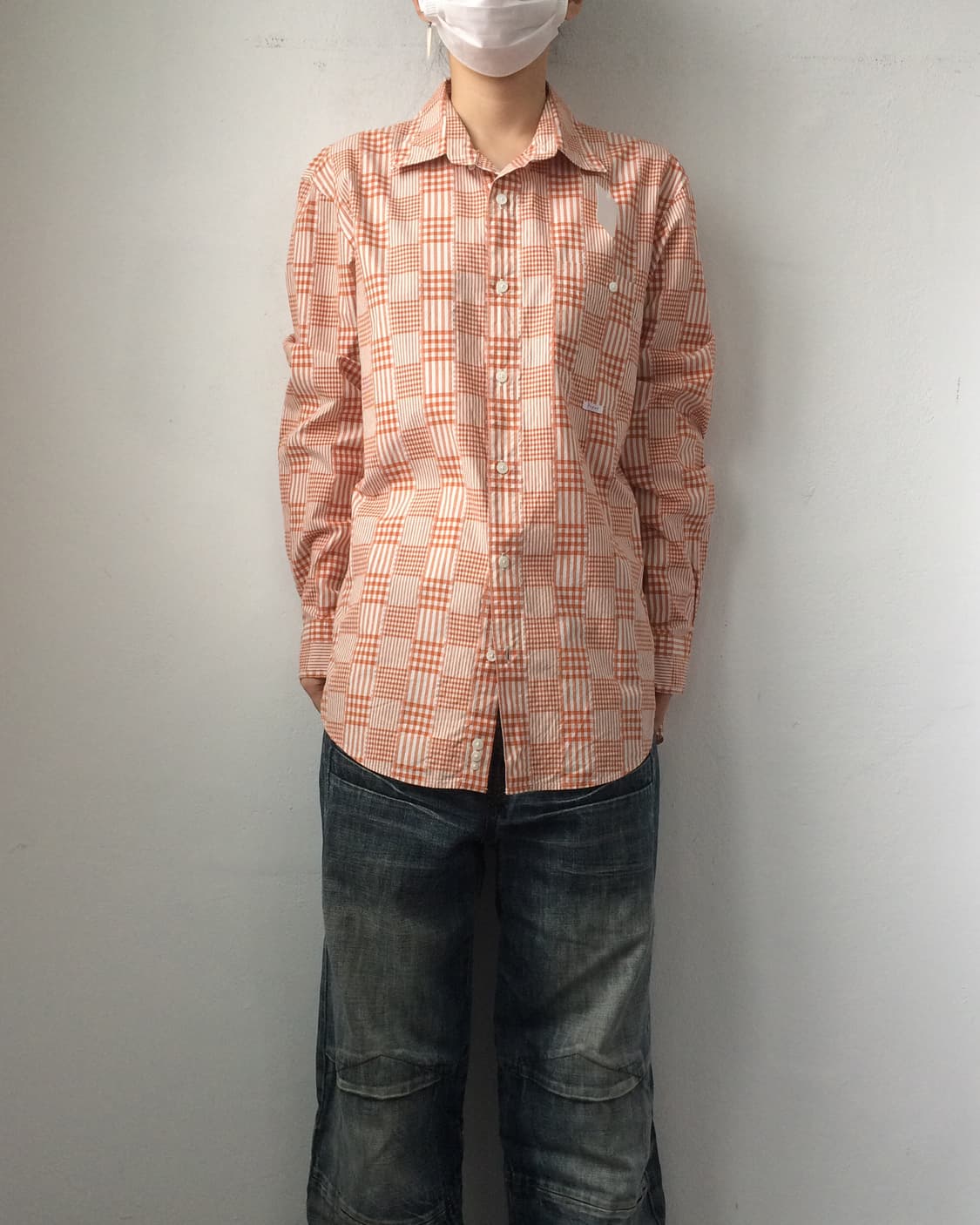 Check pattern shirt 상품이미지1