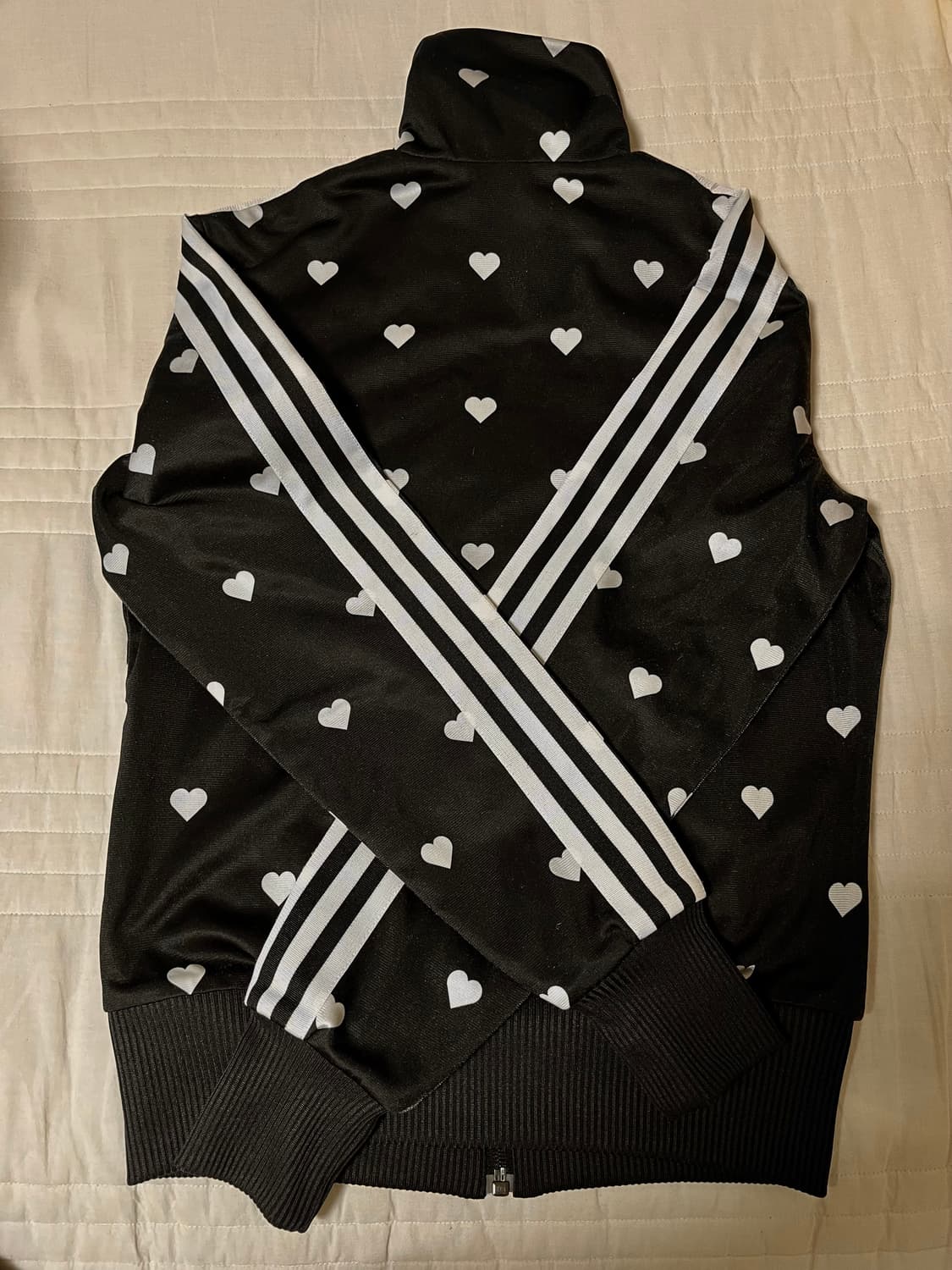 아디다스 파이어버드 하트 도트 땡땡이 집업 S 상품이미지5