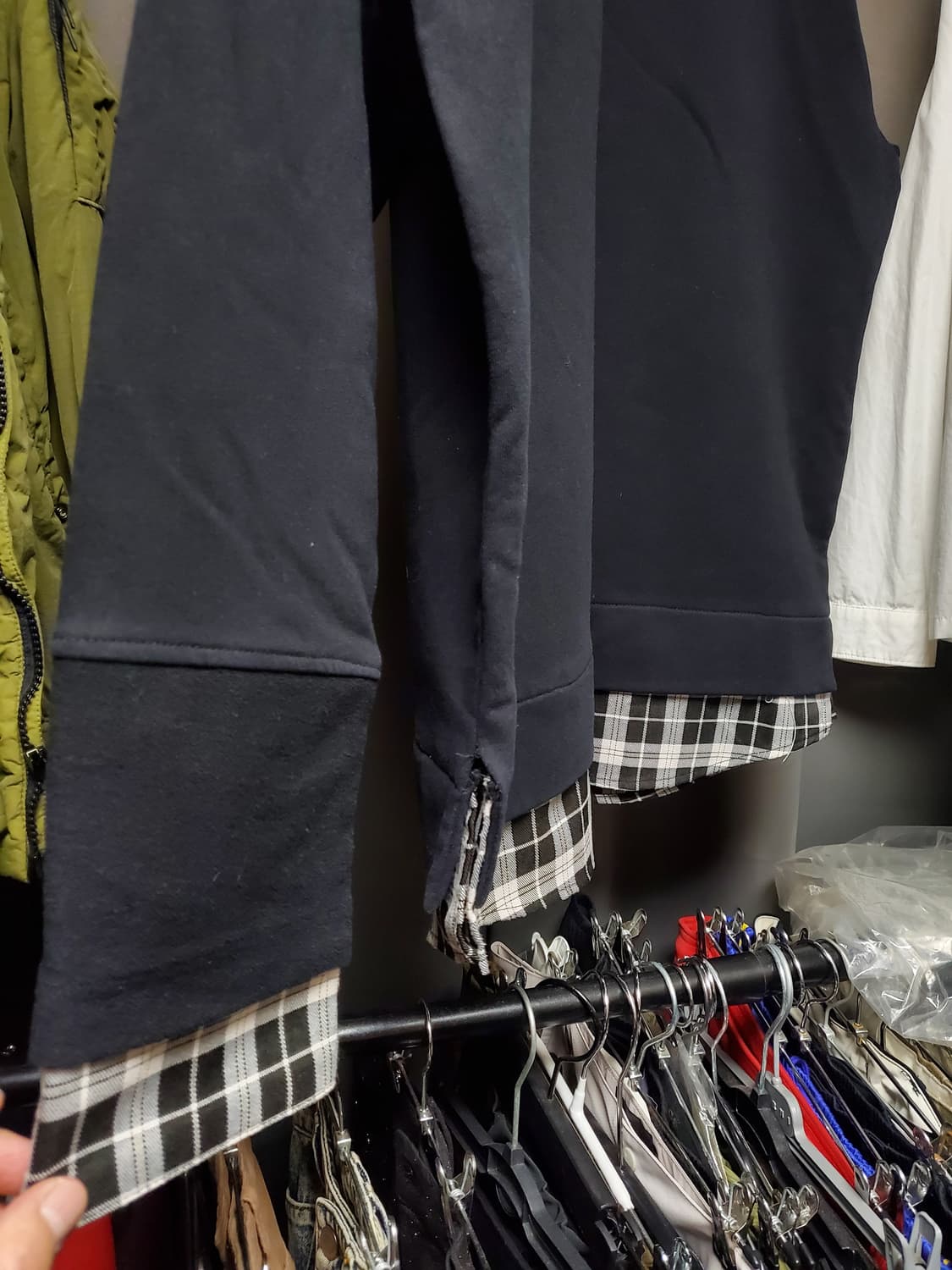 시스템옴므 레이어드 셔츠 맨투맨 상품이미지2