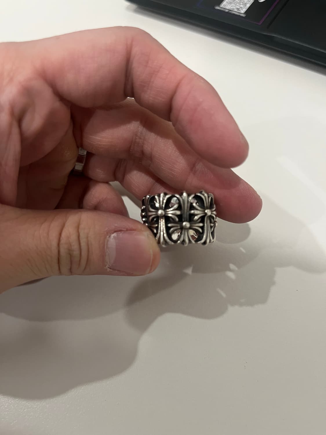 [US8.5]백화점 정품 크롬하츠 세메터리링 상품이미지6