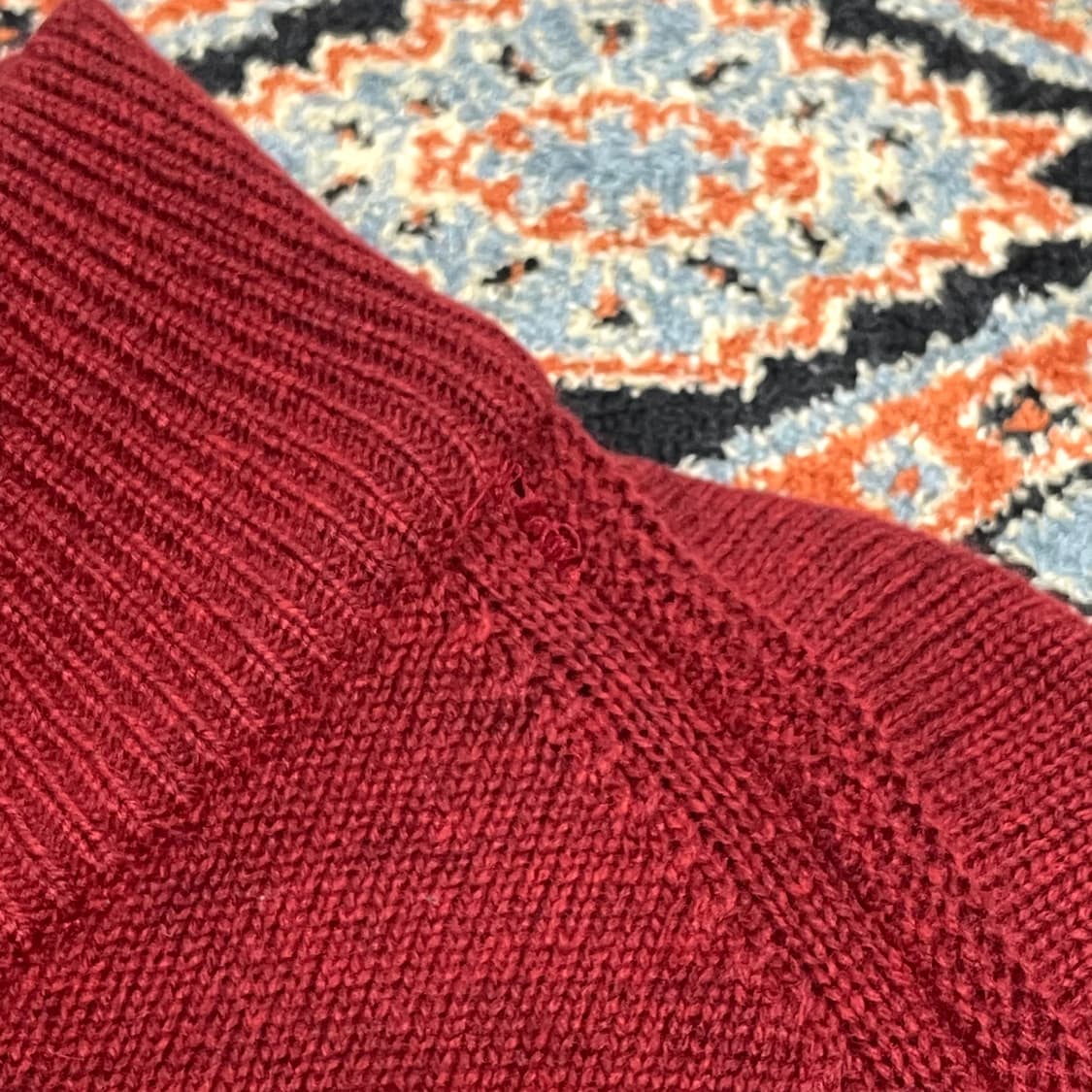 빈폴 레드 헨리폴라넥 울100 니트 남성95 상품이미지3