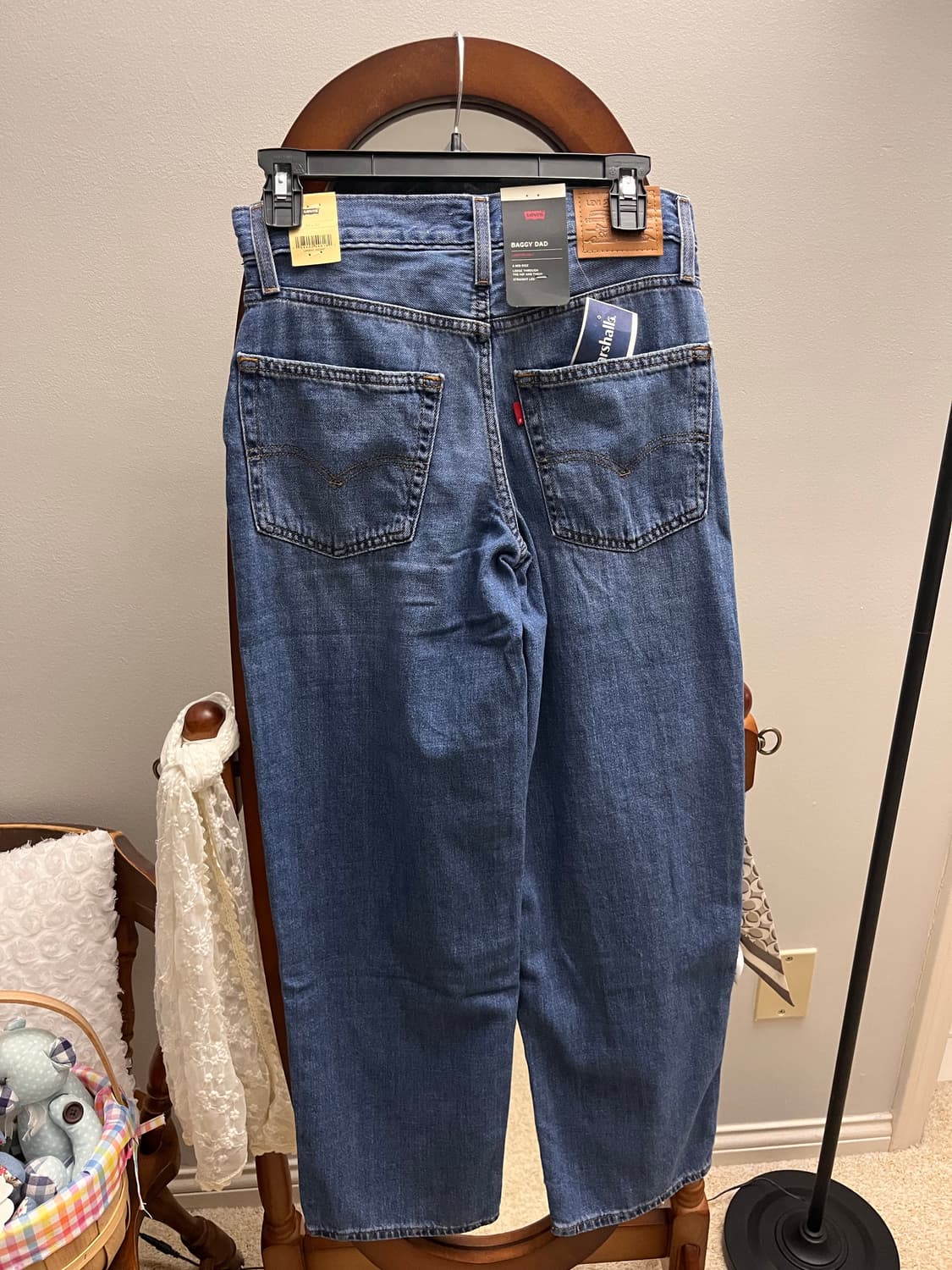 리바이스 정품 배기 대드 진 | 요즘 대세 와이드핏 데님 팬츠 상품이미지3