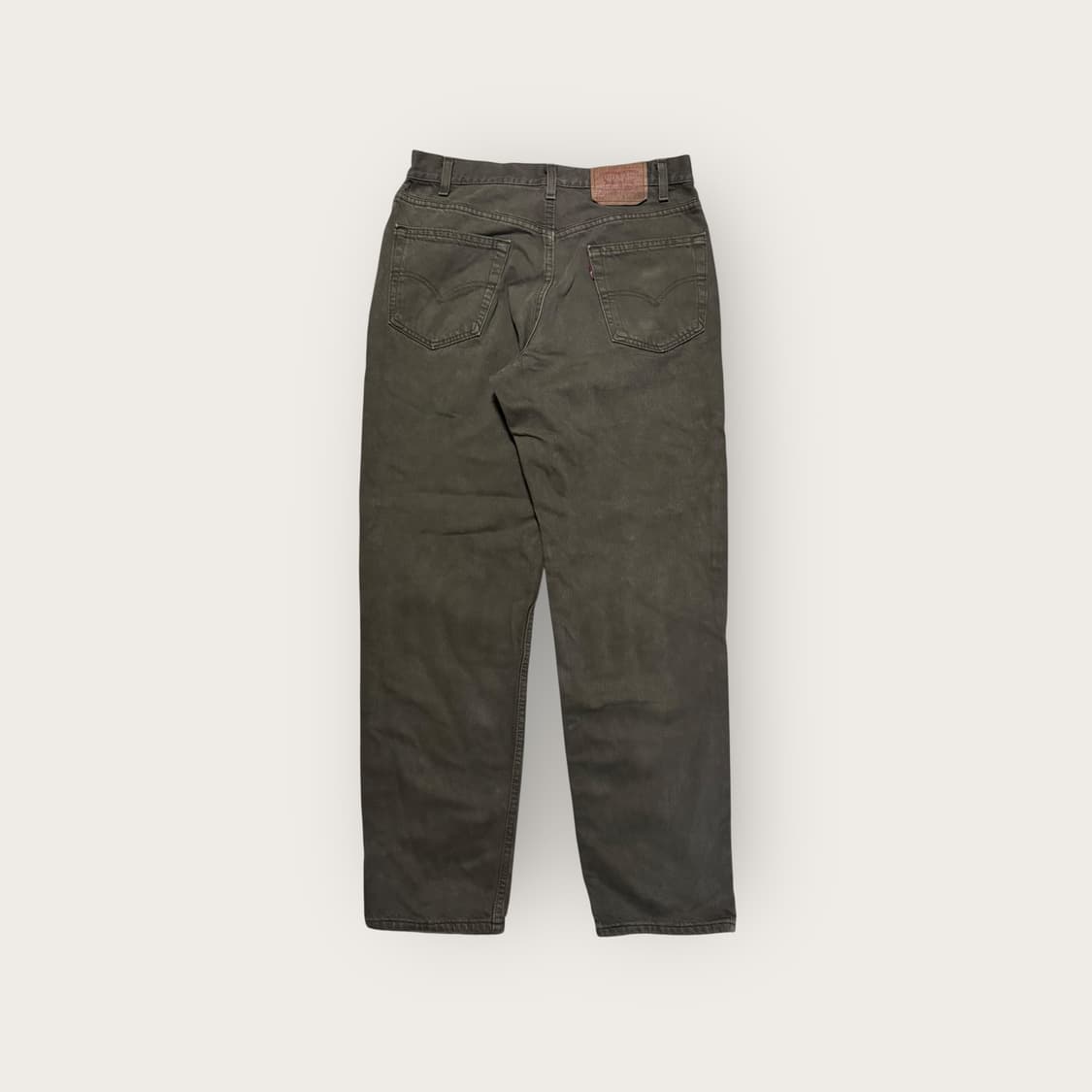 90s USA 리바이스 550 다크 올리브 데님 W32 상품이미지7