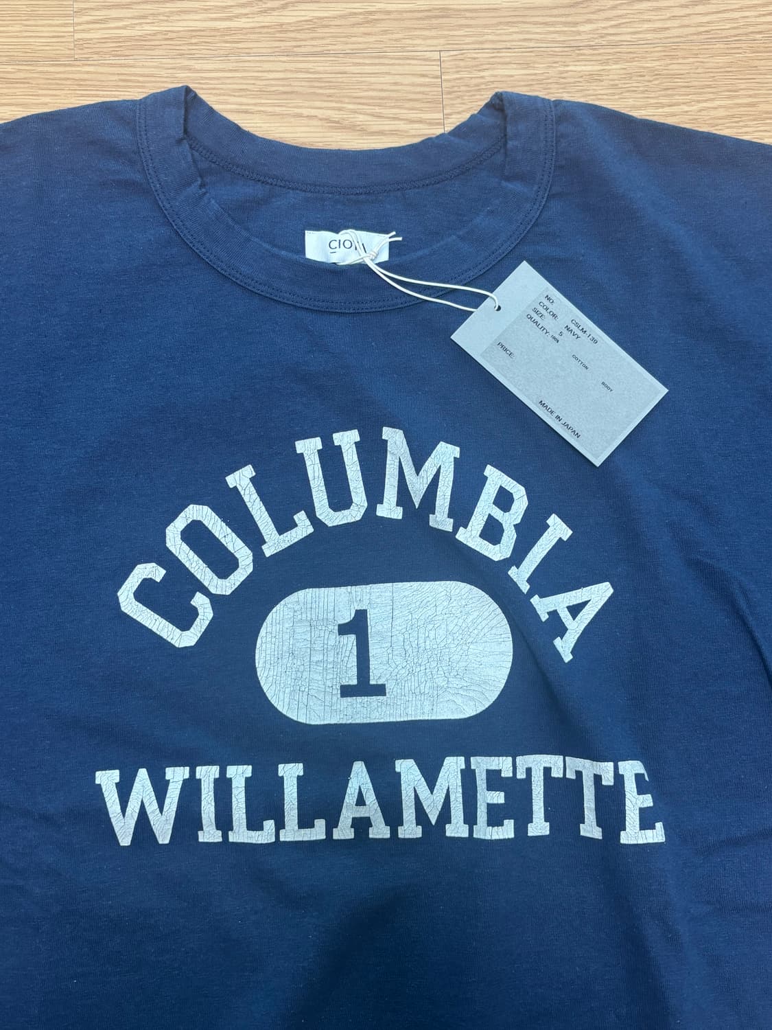 [새상품] 시오타 CIOTA 풋볼 반팔 티셔츠 상품이미지5