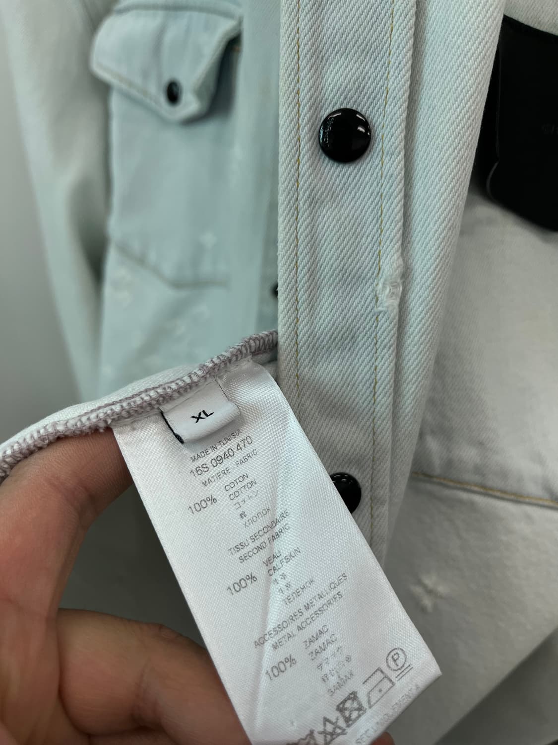 105) 지방시 디스트로이드 데님자켓 상품이미지8