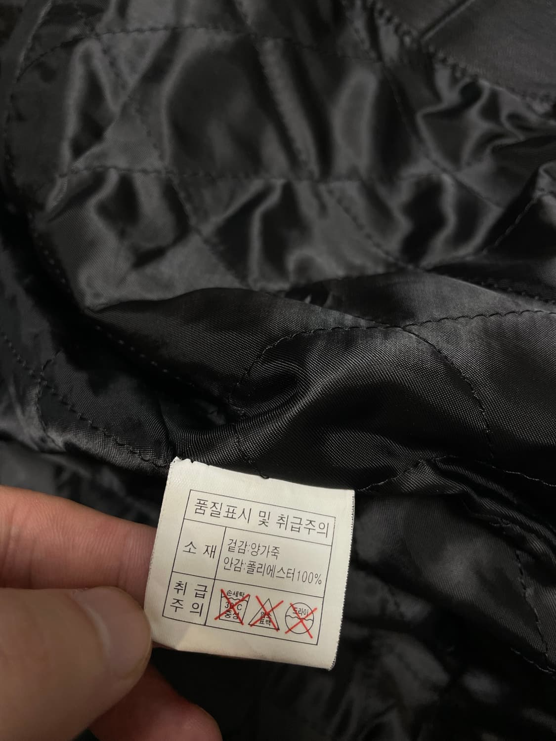 셀렉티즘 양가죽 라이더 자켓 상품이미지5