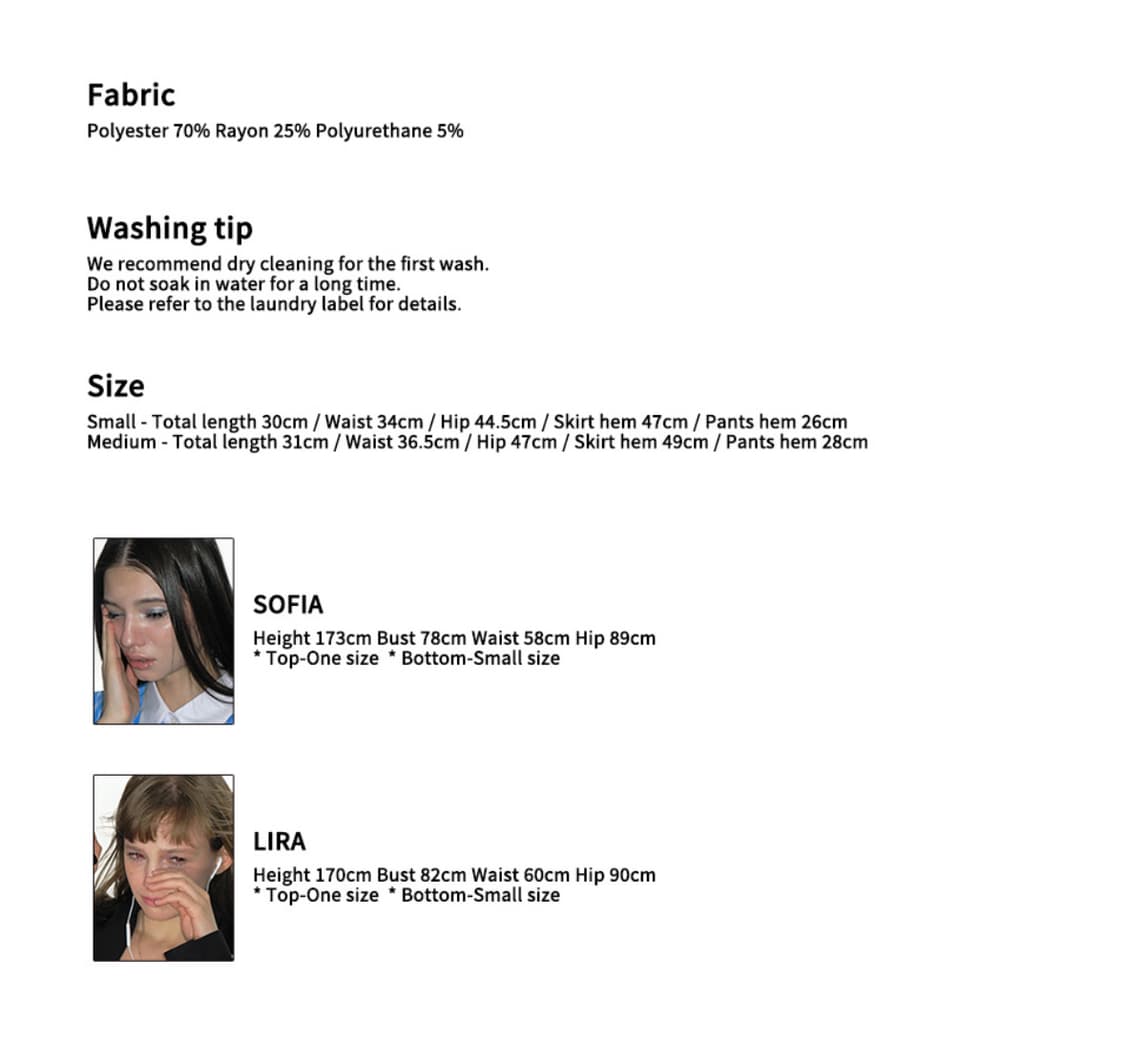 슬릿 마이크로 스커트 팬츠 상품이미지5