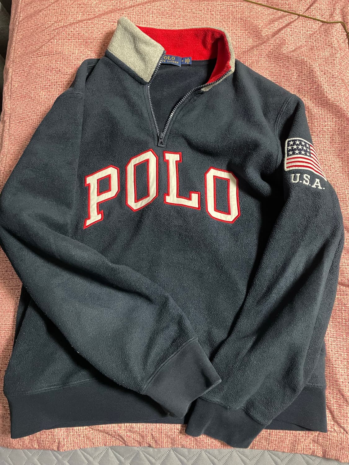 폴로 랄프로렌 하프집업 플리스 M 상품이미지1