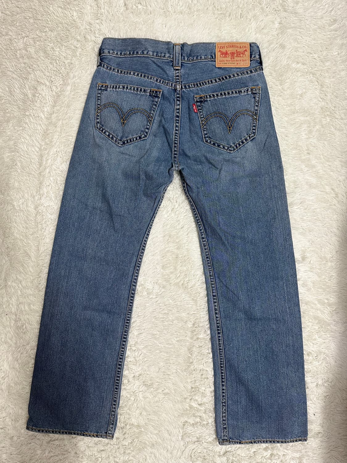 리바이스 ICONIC STRAIGHT 청바지 W32 L32 상품이미지4