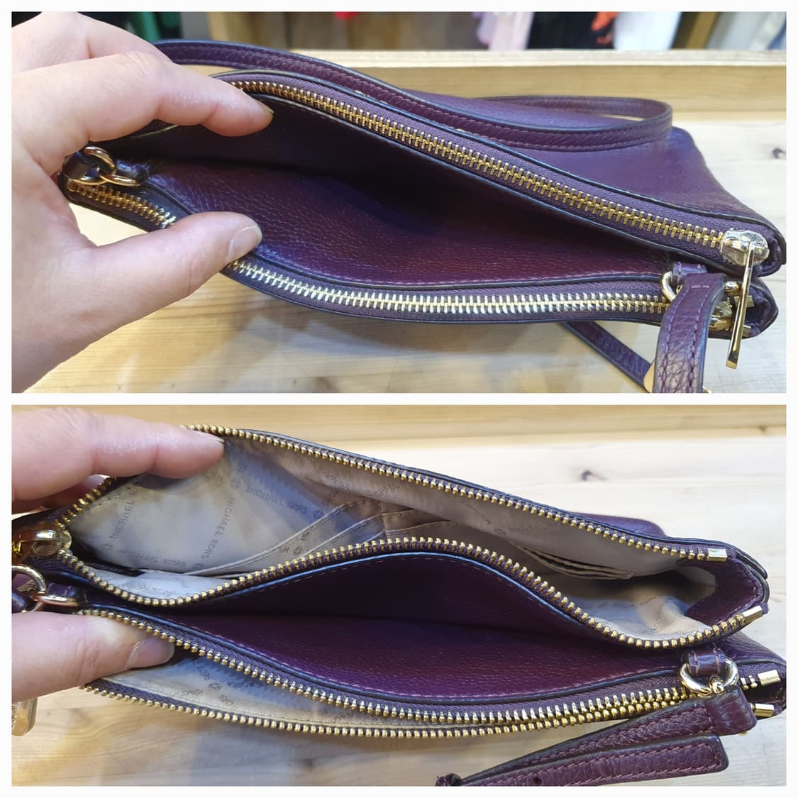 마이클코어스 레더 크로스백 상품이미지5