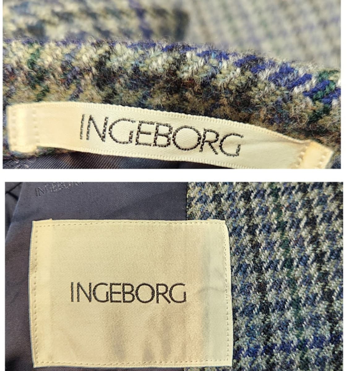 잉게보르그 by 핑크하우스 와펜 체크 더블 버튼 빈티지 자켓 상품이미지9