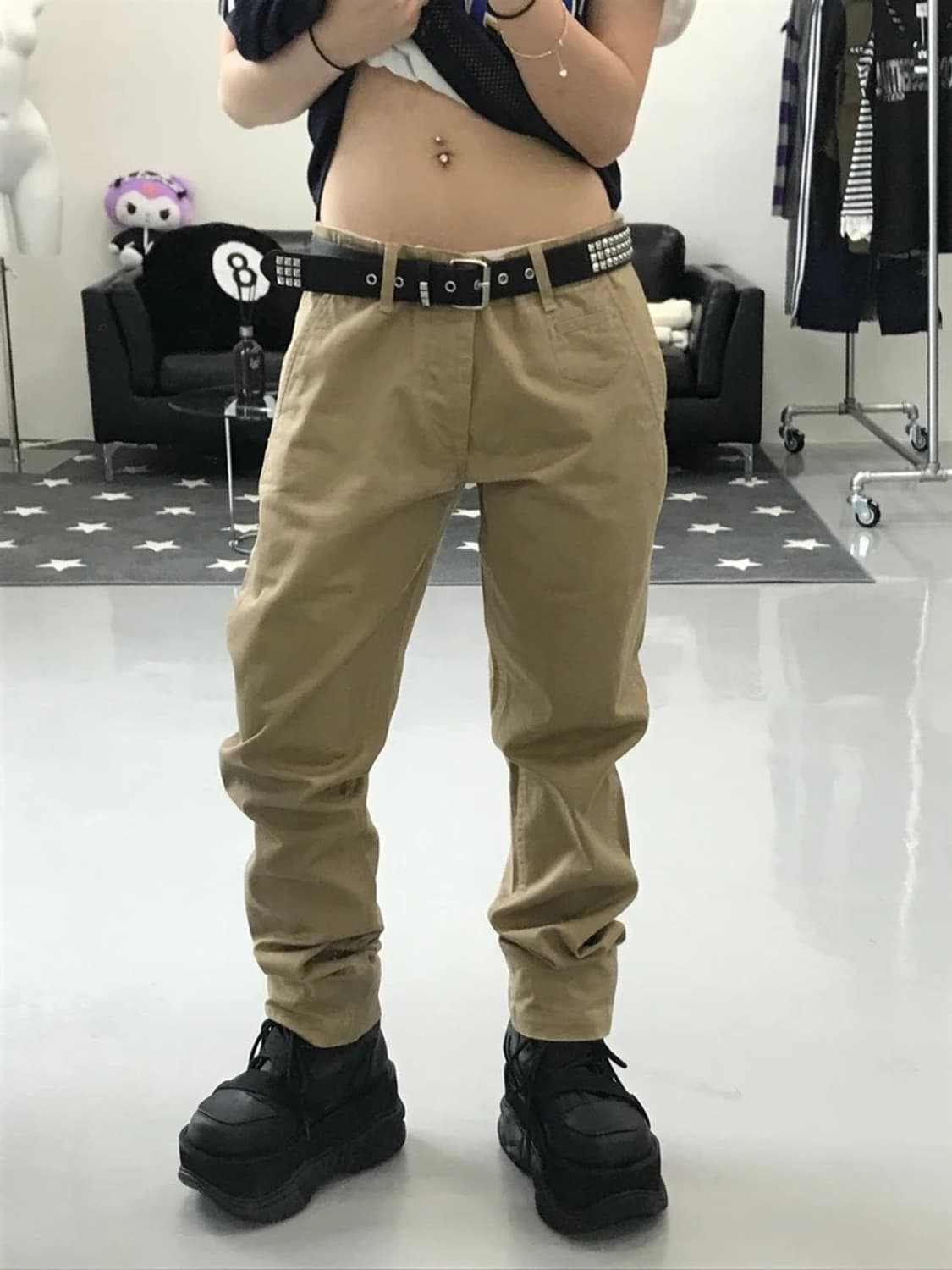 UNITED ARROWS 베이지 팬츠 상품이미지1