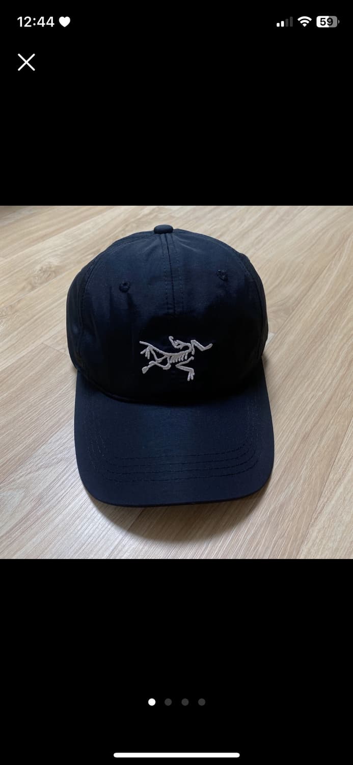 아크테릭스 블랙 볼캡 상품이미지1