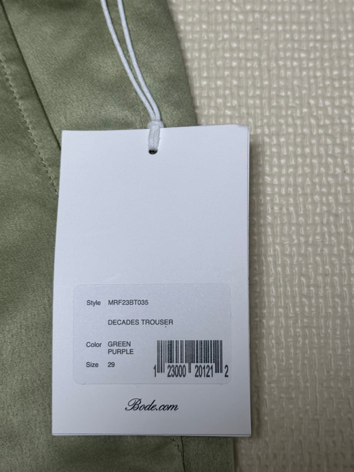 BODE 트라우저팬츠 29size  팝니다 상품이미지5