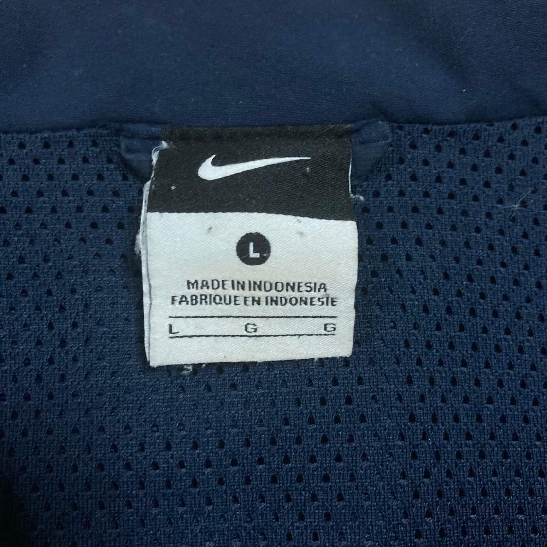 나이키 스우시 스몰 로고 네이비 바람막이 상품이미지3