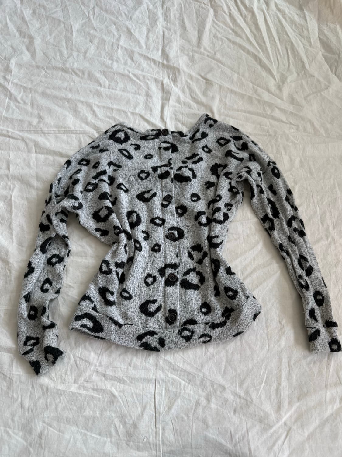 잉그니 호피 갸루 니트탑 상품이미지4