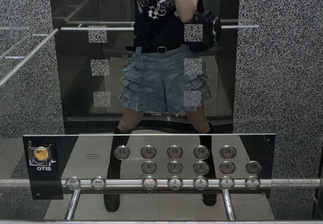 프릴 청 미니 치마바지 스커트 josephine 빈티지 상품이미지2