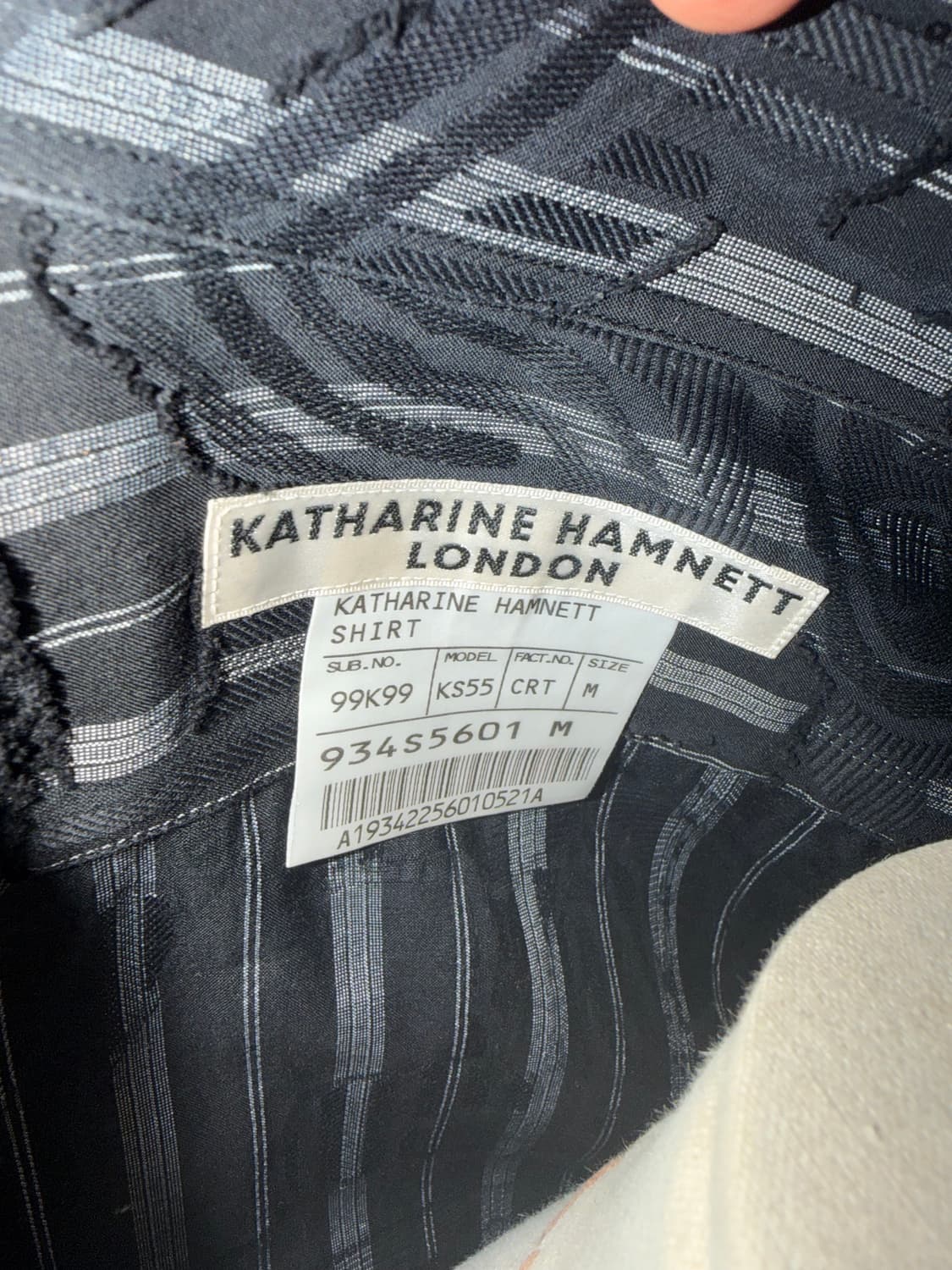 Katharine Hamnett black shirt 상품이미지3