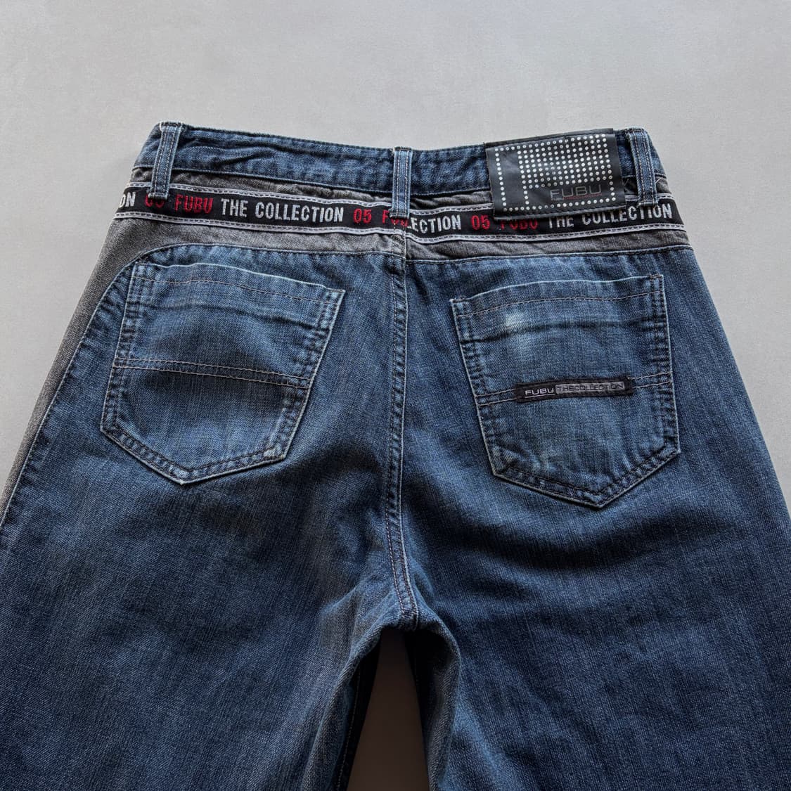 [30인치]FUBU 후부 올드스쿨 사이드라인 데님 팬츠 상품이미지8