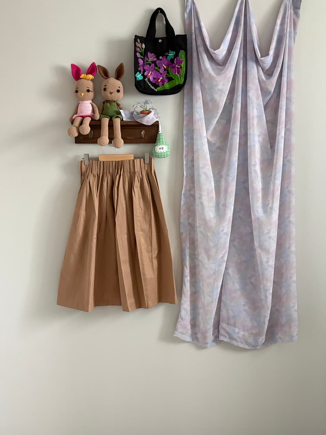 베이지 스커트 상품이미지3