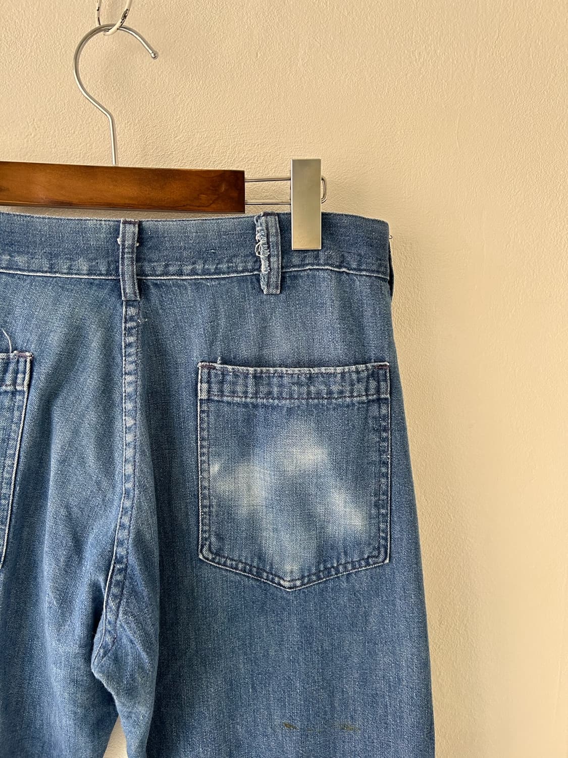 70-80's Vintage US Navy Sailor Denim PT 상품이미지9