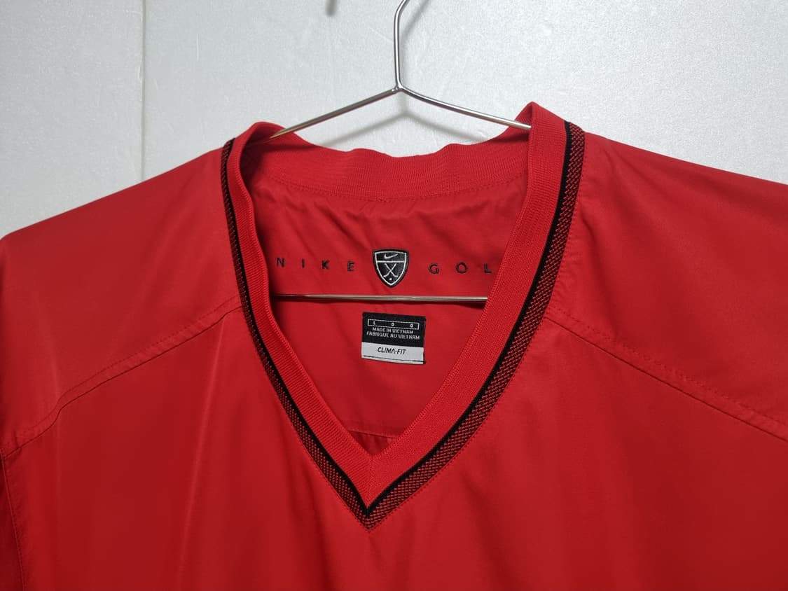 남성 레어 나이키 골프 빈티지 구형 암 스우시 웜업 우븐 바람막이 상품이미지10