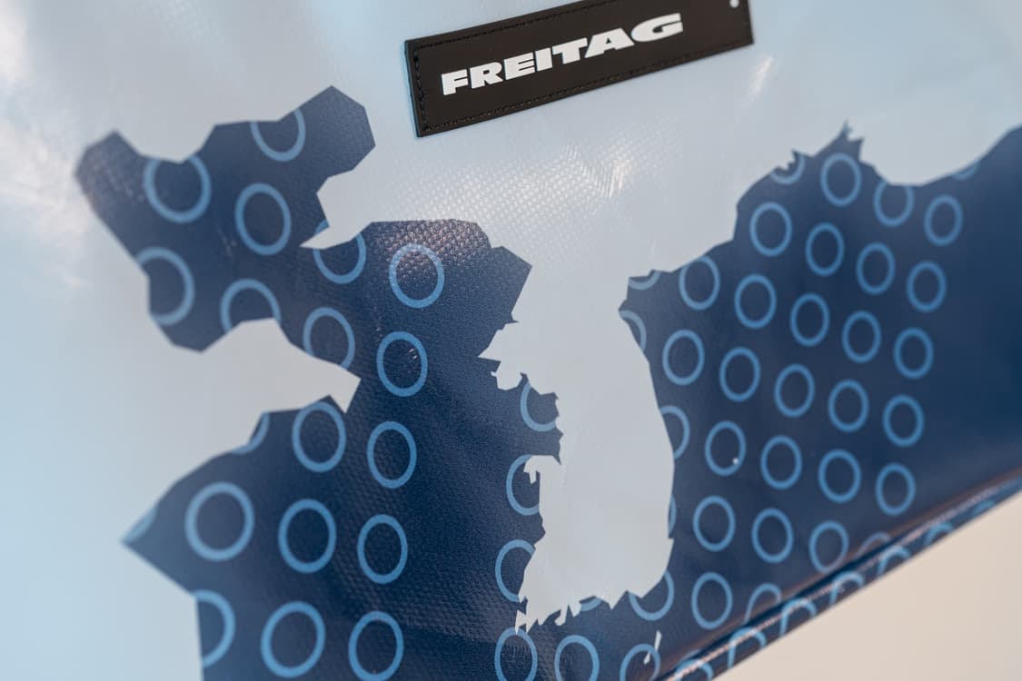 프라이탁 F260 마이애미 와이드 토트백 초희귀 한반도 지도 상품이미지2