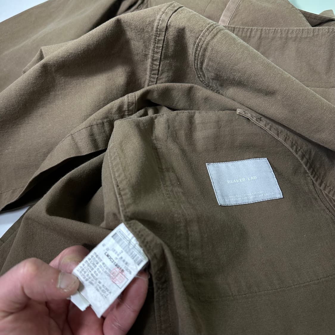 M 2 비이커 BEAKER 딥카키 코튼 야상자켓 상품이미지5