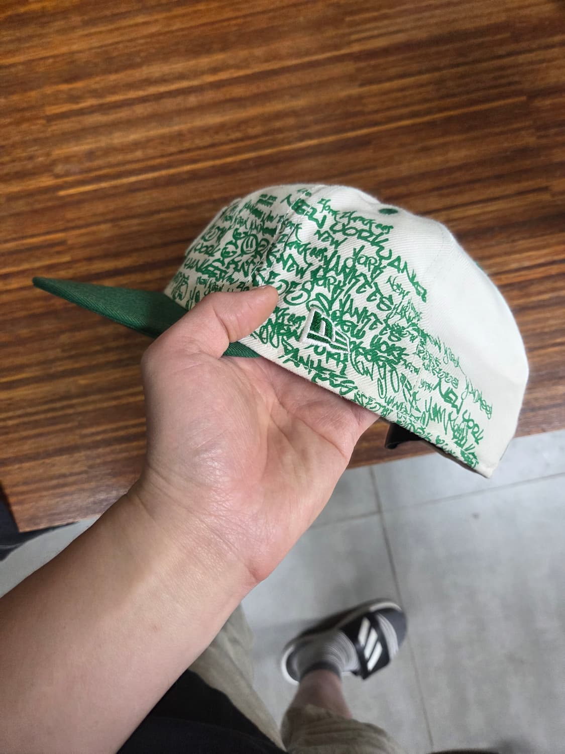 뉴에라 뉴욕양키즈 레터링 스냅백 모자 60.6cm 상품이미지4