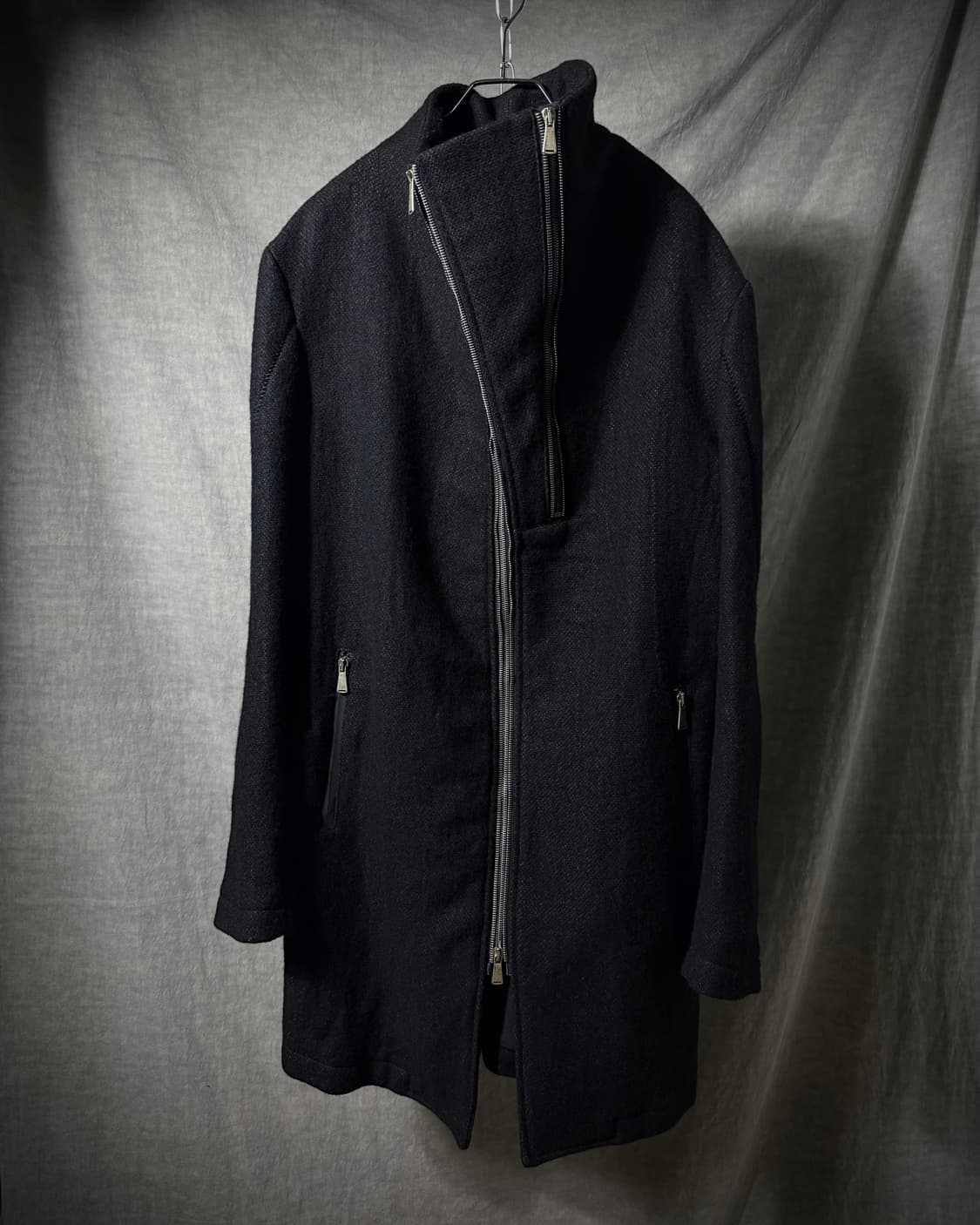 10sei0otto Asymmetric Double Zip Coat  상품이미지2