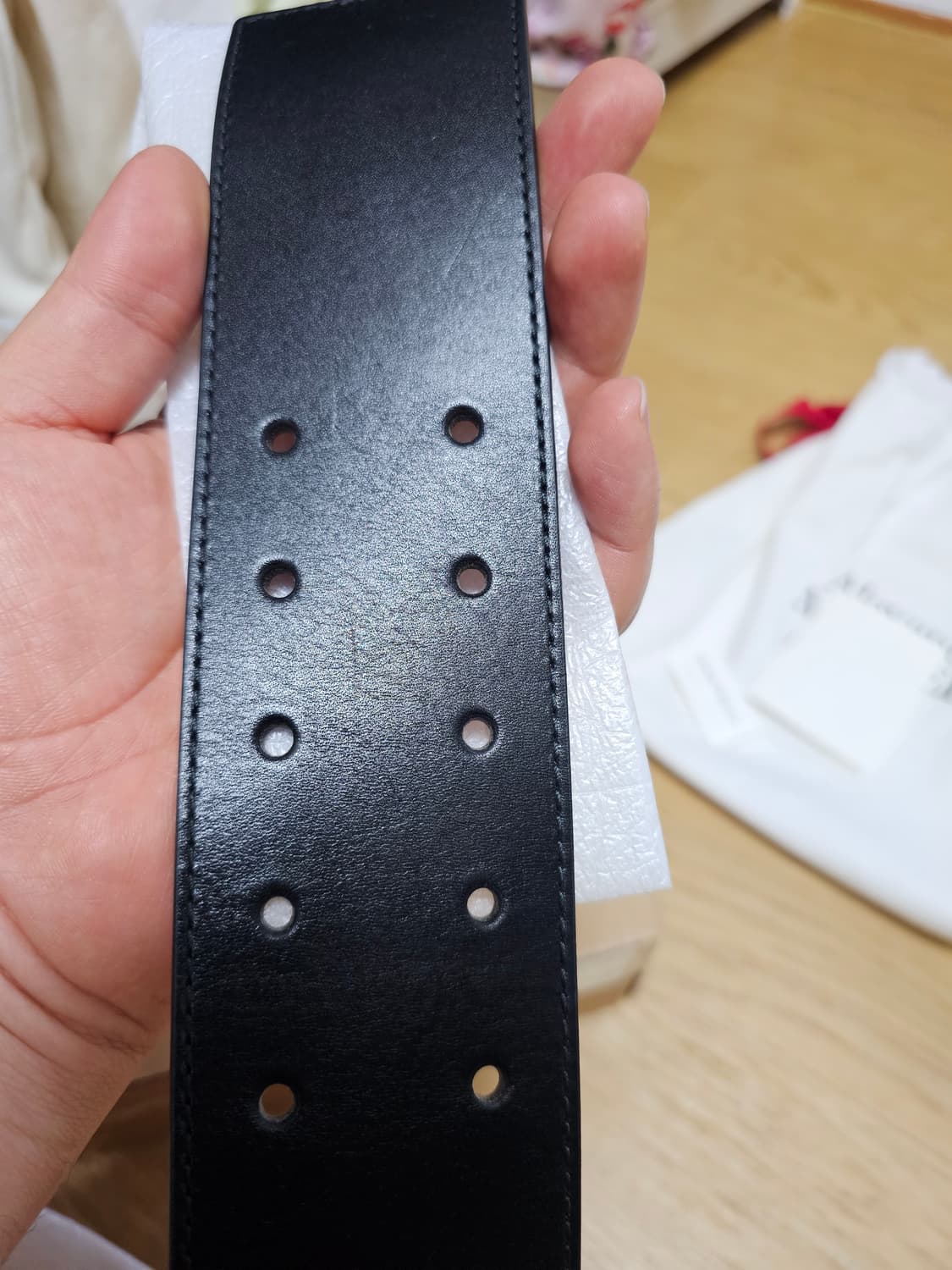 새상품 알렉산더 맥퀸 블랙 여성 벨트 상품이미지8