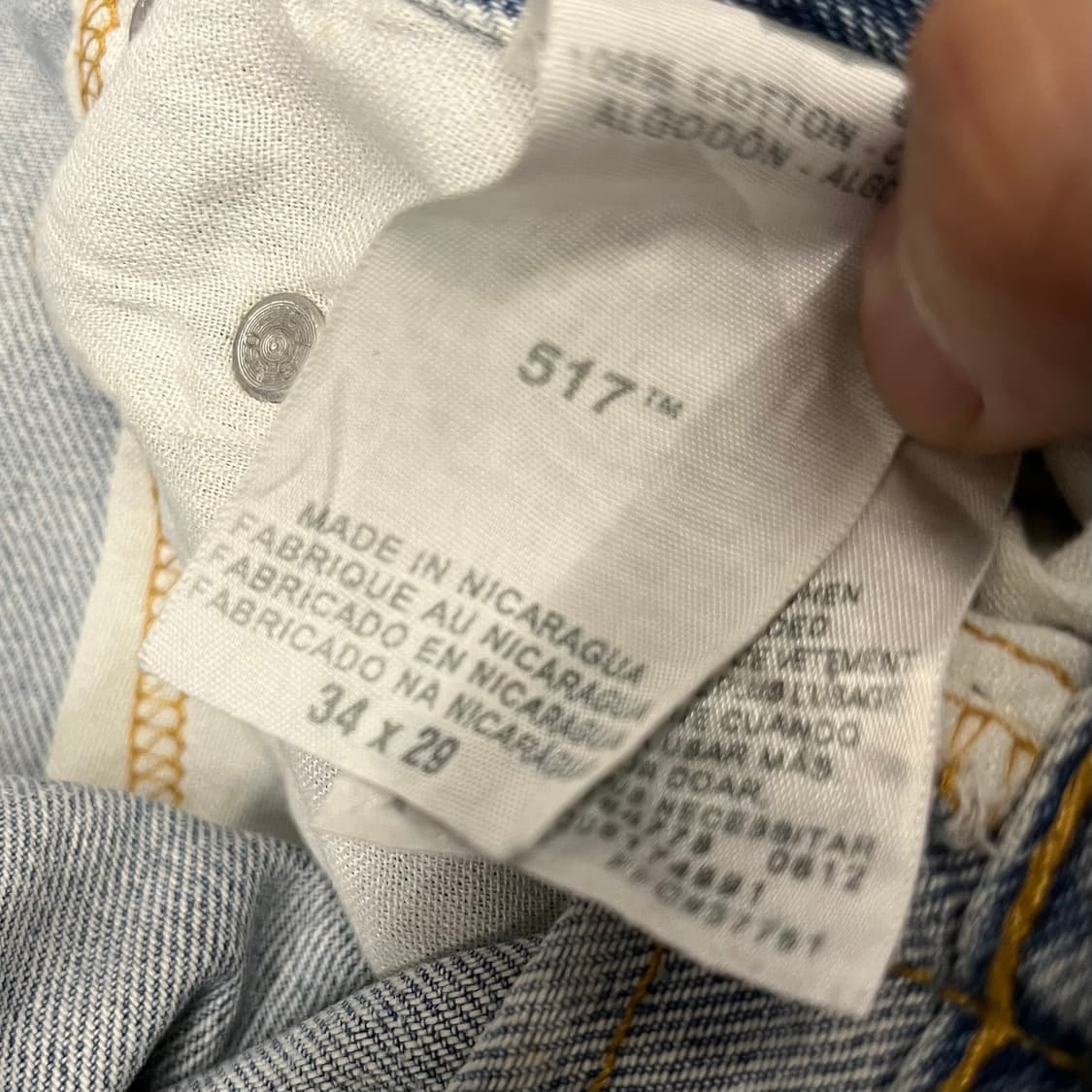 Levis517 데님 팬츠 (34“) 상품이미지8